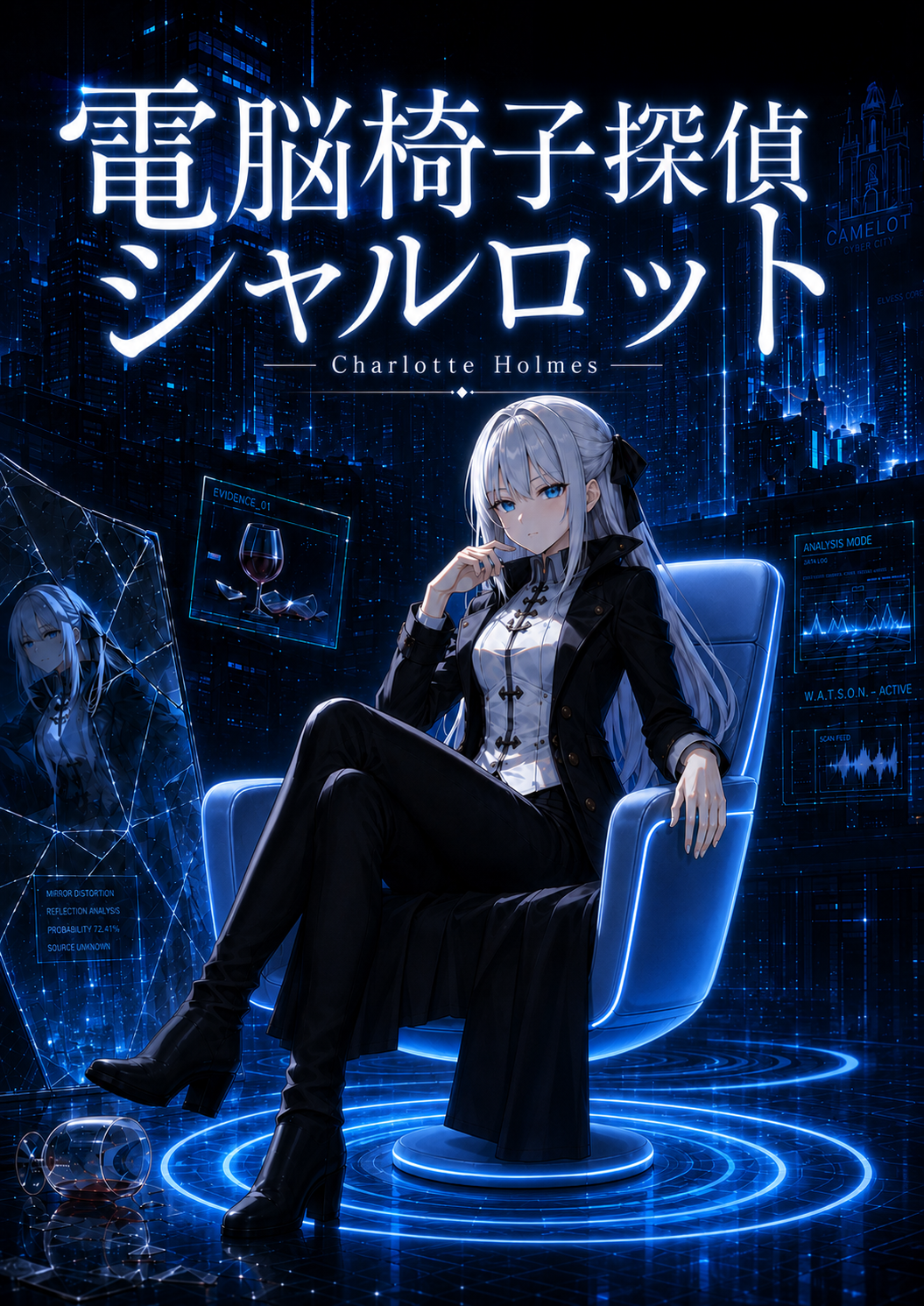 電脳椅子探偵シャルロット 第1巻表紙